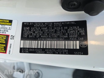 2020 Toyota Camry SE - miniatura 15