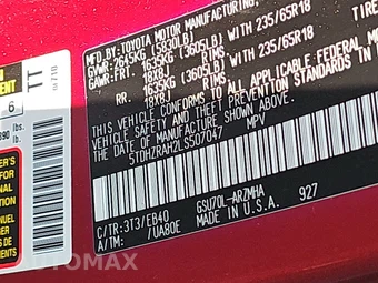 2020 Toyota Highlander XLE - miniatura 15