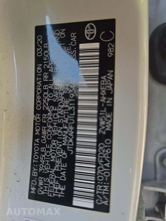 2020 Toyota Prius LE – miniatura 5