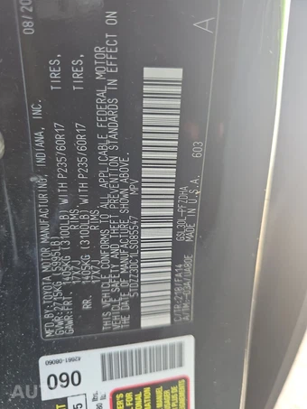 2020 Toyota Sienna L 7-Passenger 119.3" WB - miniatura 15