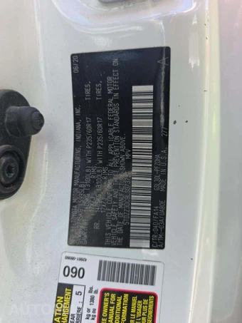 2020 Toyota Sienna L 7-Passenger 119.3" WB - miniatura 5