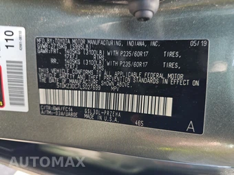2020 Toyota Sienna LE 8-Passenger 119.3" WB - miniatura 15