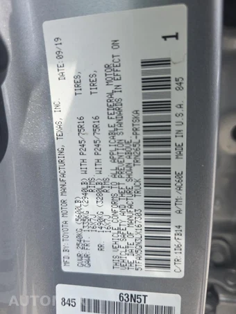 2020 Toyota Tacoma SR Crew Cab Medium Bed - miniatura 17