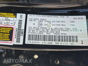 2020 Toyota Tacoma SR5 Crew Cab Medium Bed - miniatura 2