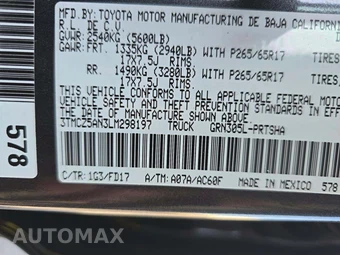 2020 Toyota Tacoma TRD Sport Crew Cab Medium Bed - miniatura 5