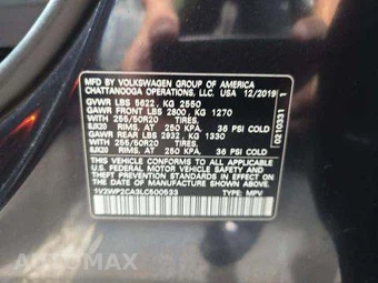 2020 Volkswagen Atlas 2.0T SE w/Technology - miniatura 5