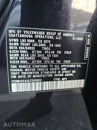 2020 Volkswagen Atlas Cross Sport 2.0T SEL - miniatura 14