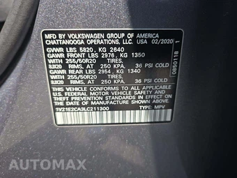 2020 Volkswagen Atlas Cross Sport V6 SE w/Technology - miniatura 5