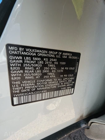 2020 Volkswagen Atlas Cross Sport V6 SE w/Technology R-Line - miniatura 14
