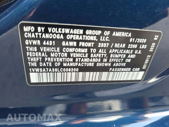 2020 Volkswagen Passat 2.0T SE - miniatura 5