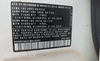 2020 Volkswagen Tiguan S – miniatura 12