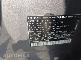 2020 Volkswagen Tiguan S - miniatura 15