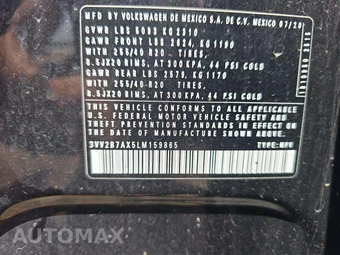 2020 Volkswagen Tiguan SE R-Line Black - miniatura 5