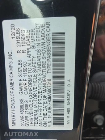 2021 Acura TLX w/Technology Pkg – miniatura 18