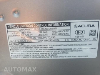 2021 Acura TLX w/Technology Pkg – miniatura 21