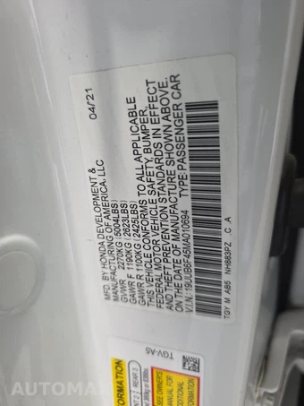 2021 Acura TLX w/Technology Pkg – miniatura 14