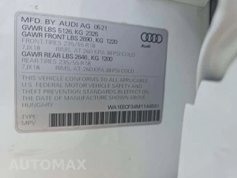 2021 Audi Q3 2.0T Premium Plus 45 TFSI - miniatura 2