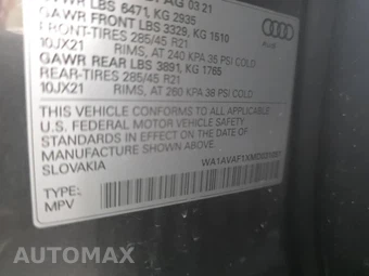 2021 Audi Q8 Premium - miniatura 11