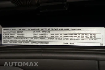 2021 Bentley Bentayga Speed - miniatura 38
