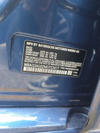 2021 BMW 5 Series Sedan 530e xDrive - miniatura 14