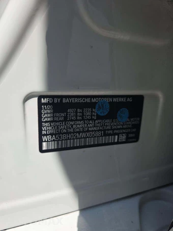 2021 BMW 5 Series Sedan 530i M SPORT LINE - miniatura 2