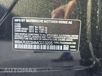 2021 BMW 7 Series Sedan 750i xDrive M SPORT LINE - miniatura 2
