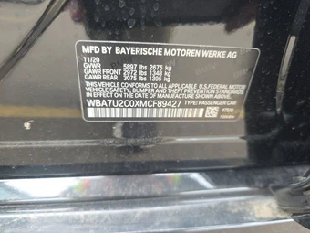2021 BMW 7 Series Sedan 750i xDrive M SPORT LINE - miniatura 14
