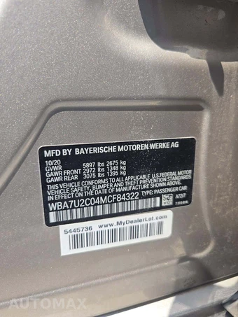 2021 BMW 7 Series Sedan 750i xDrive - miniatura 5