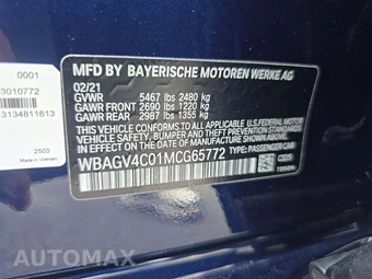 2021 BMW 8 Series Gran Coupe 840i xDrive Sedan - miniatura 2