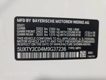 2021 BMW X3 Sports Activity Vehicle sDrive30i - miniatura 14