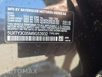 2021 BMW X3 Sports Activity Vehicle sDrive30i M SPORT LINE - miniatura 5