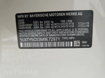 2021 BMW X3 Sports Activity Vehicle xDrive30i - miniatura 13