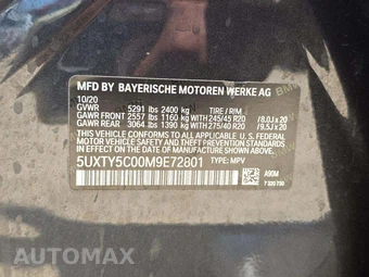2021 BMW X3 Sports Activity Vehicle xDrive30i M SPORT LINE - miniatura 2