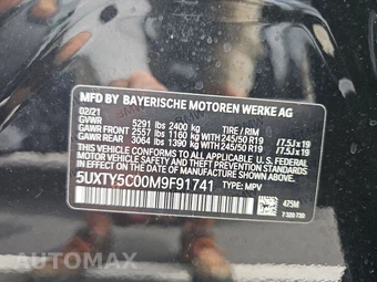 2021 BMW X3 Sports Activity Vehicle xDrive30i M SPORT LINE - miniatura 14