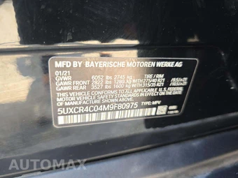 2021 BMW X5 Sports Activity Vehicle sDrive40i - miniatura 5