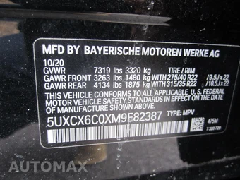 2021 BMW X7 M50I – miniatura 31