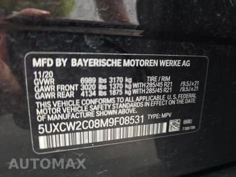 2021 BMW X7 Sports Activity Vehicle xDrive40i - miniatura 15