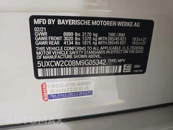 2021 BMW X7 Sports Activity Vehicle xDrive40i - miniatura 5