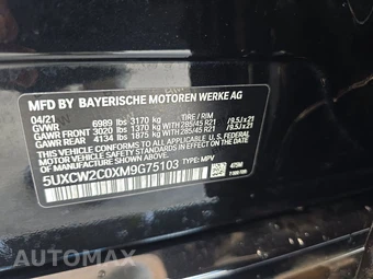 2021 BMW X7 Sports Activity Vehicle xDrive40i - miniatura 15