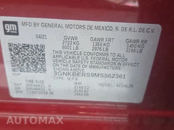 2021 Chevrolet Blazer RS 1RS - miniatura 14