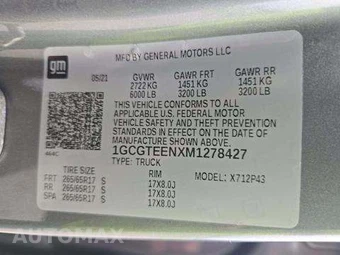2021 Chevrolet Colorado ZR2 Crew Cab Medium Bed 4ZR - miniatura 6