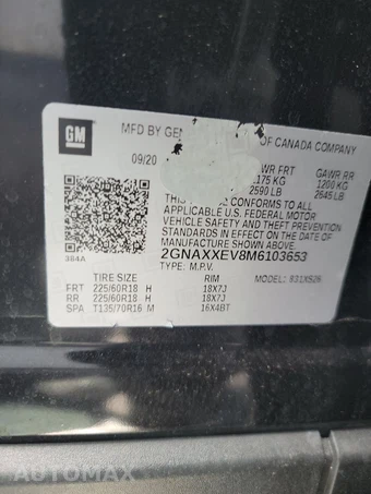 2021 Chevrolet Equinox Premier 1LZ - miniatura 14