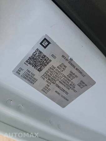 2021 Chevrolet Express 2500 Cargo Van 1WT 135.2" WB – miniatura 13