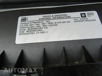 2021 Chevrolet Express 2500 Cargo Van 1WT 135.2" WB - miniatura 23
