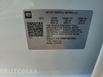 2021 Chevrolet Malibu LS 1FL – miniatura 14