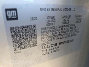 2021 Chevrolet Malibu LS 1FL – miniatura 5
