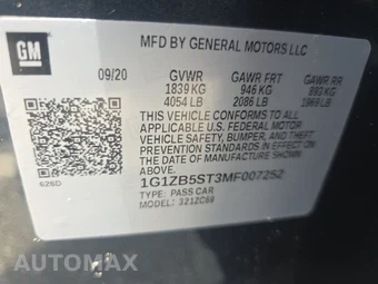 2021 Chevrolet Malibu LS 1LS – miniatura 14