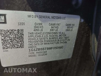 2021 Chevrolet Malibu LS 1LS – miniatura 5