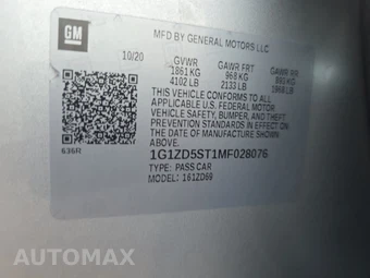 2021 Chevrolet Malibu LT 1LT – miniatura 14