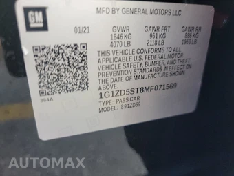 2021 Chevrolet Malibu LT 1LT – miniatura 14